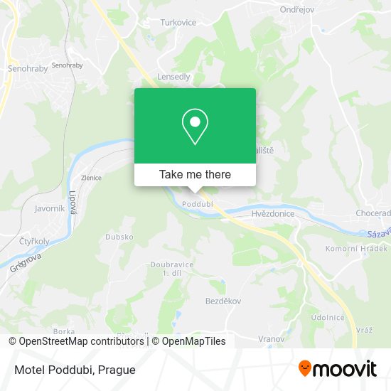 Карта Motel Poddubi