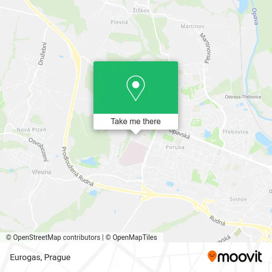 Карта Eurogas