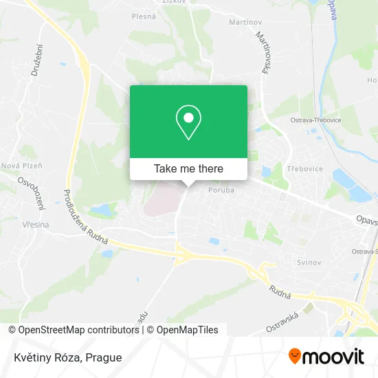 Květiny Róza map