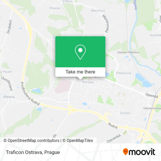 Карта Traficon Ostrava