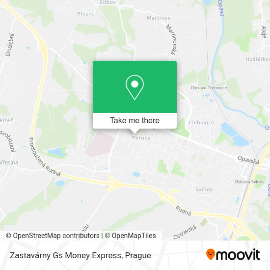Карта Zastavárny Gs Money Express