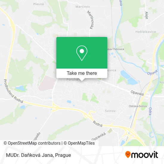Карта MUDr. Daňková Jana