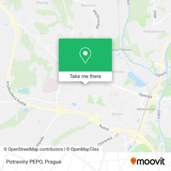 Карта Potraviny PEPO