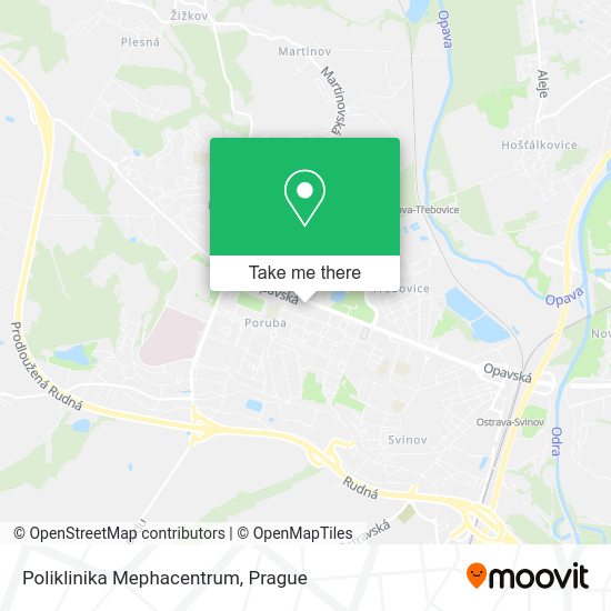 Карта Poliklinika Mephacentrum