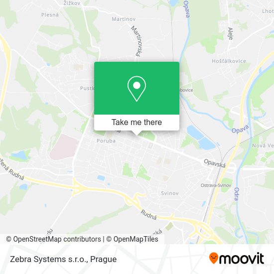 Zebra Systems s.r.o. map