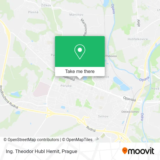 Карта Ing. Theodor Hubl Hemit