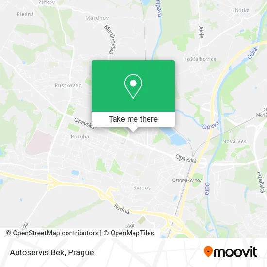 Карта Autoservis Bek
