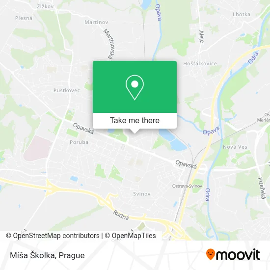 Карта Míša Školka