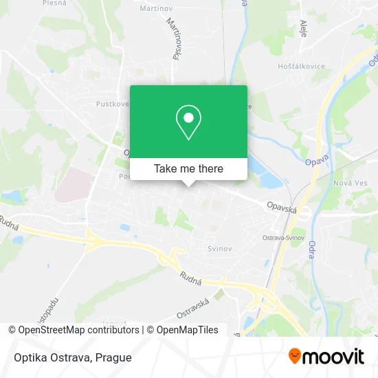 Карта Optika Ostrava