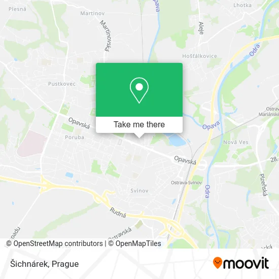 Карта Šichnárek