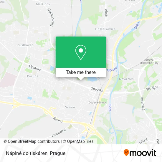 Карта Náplně do tiskáren