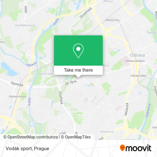 Карта Vodák sport