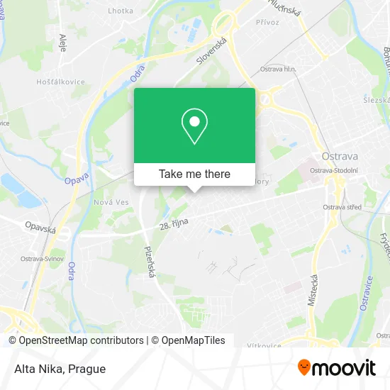 Карта Alta Nika