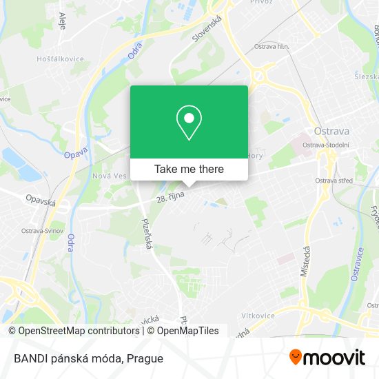 Карта BANDI pánská móda