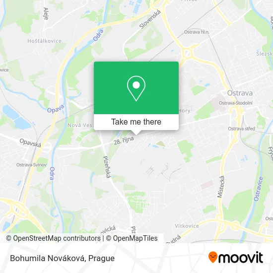 Карта Bohumila Nováková