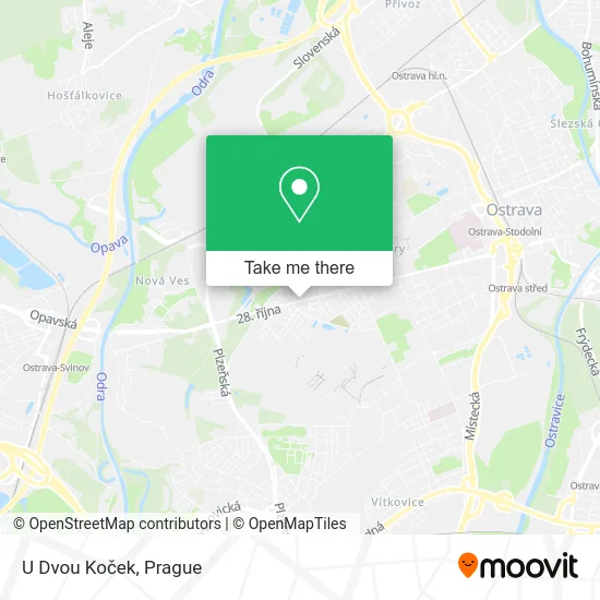 Карта U Dvou Koček