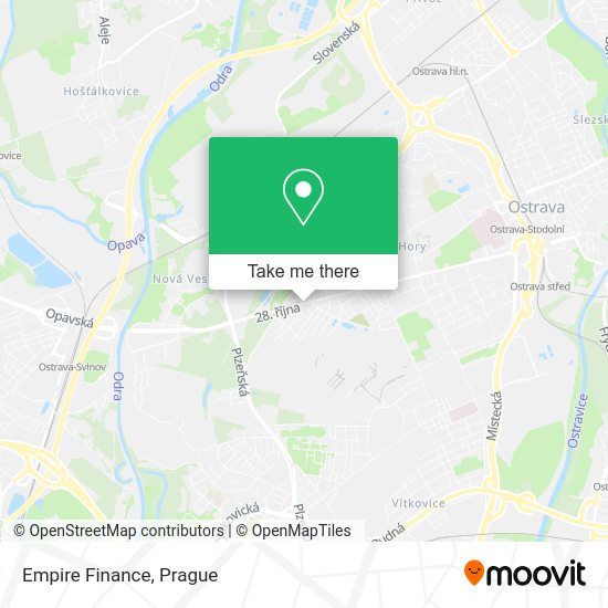 Карта Empire Finance