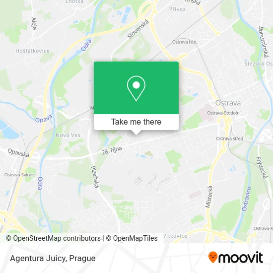 Agentura Juicy map