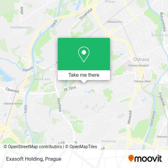 Карта Exasoft Holding