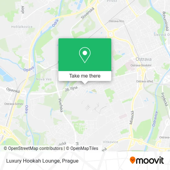 Карта Luxury Hookah Lounge
