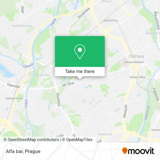 Alfa bar map