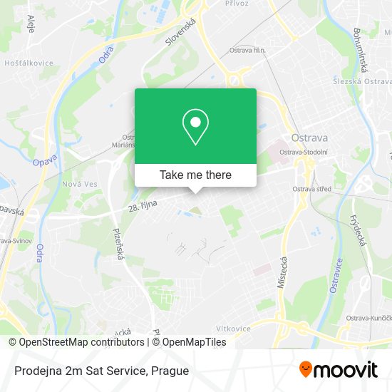 Карта Prodejna 2m Sat Service