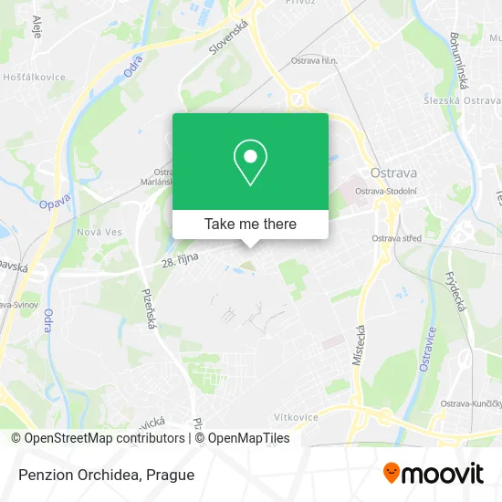 Карта Penzion Orchidea