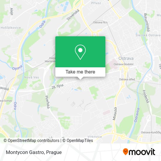 Карта Montycon Gastro