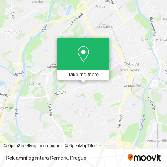 Reklamní agentura Remark map