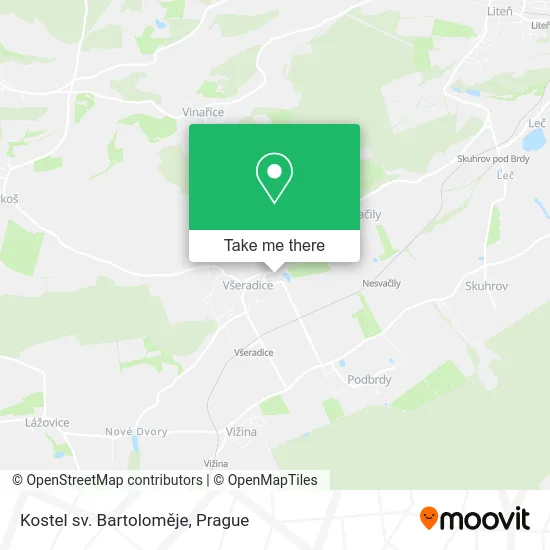 Kostel sv. Bartoloměje map