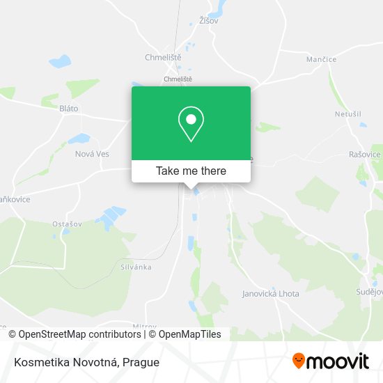 Карта Kosmetika Novotná