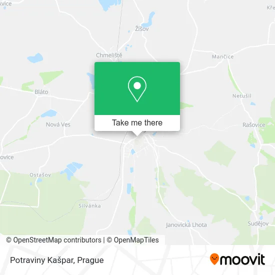Карта Potraviny Kašpar