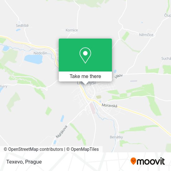 Карта Texevo