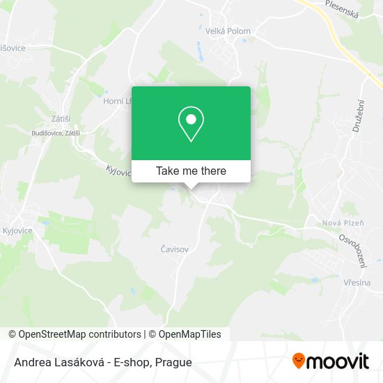 Карта Andrea Lasáková - E-shop