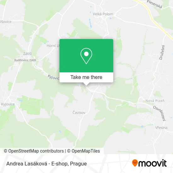 Карта Andrea Lasáková - E-shop