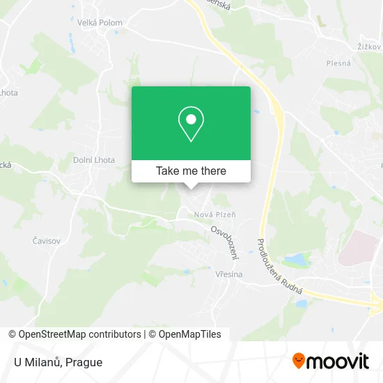 Карта U Milanů