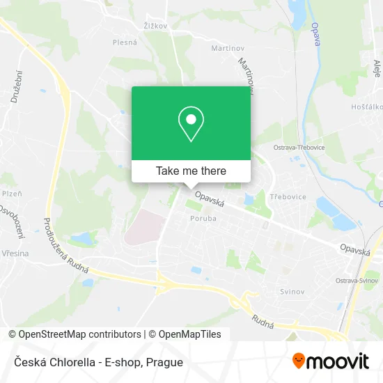 Карта Česká Chlorella - E-shop