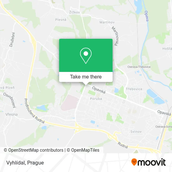 Карта Vyhlídal