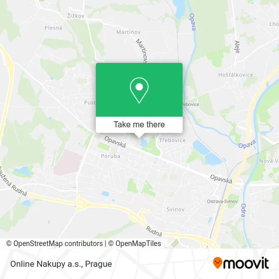 Карта Online Nakupy a.s.