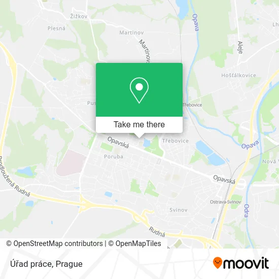 Карта Úřad práce