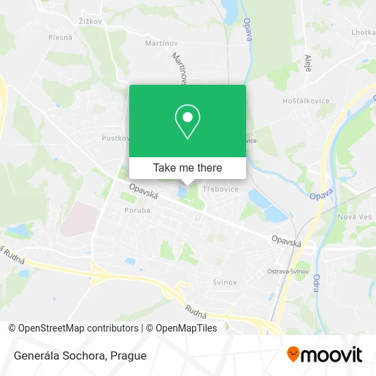 Карта Generála Sochora