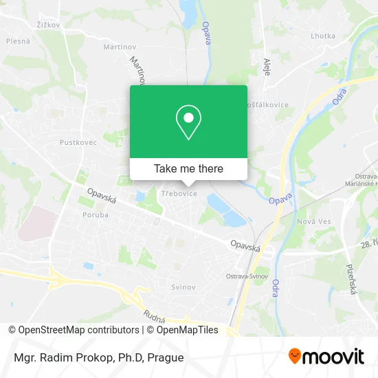 Mgr. Radim Prokop, Ph.D map