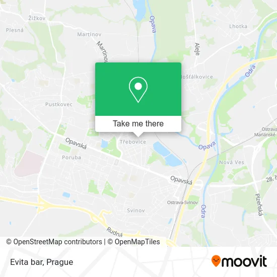 Карта Evita bar
