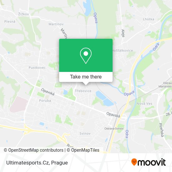 Карта Ultimatesports.Cz