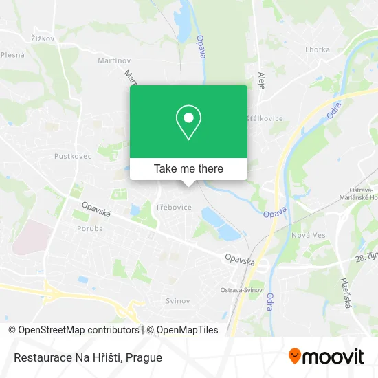 Карта Restaurace Na Hřišti