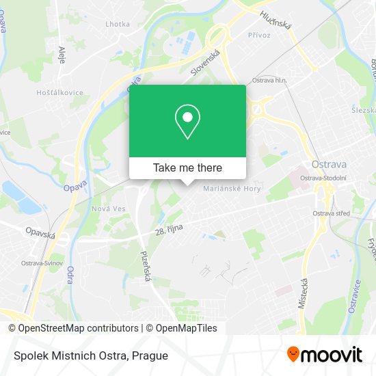 Карта Spolek Mistnich Ostra
