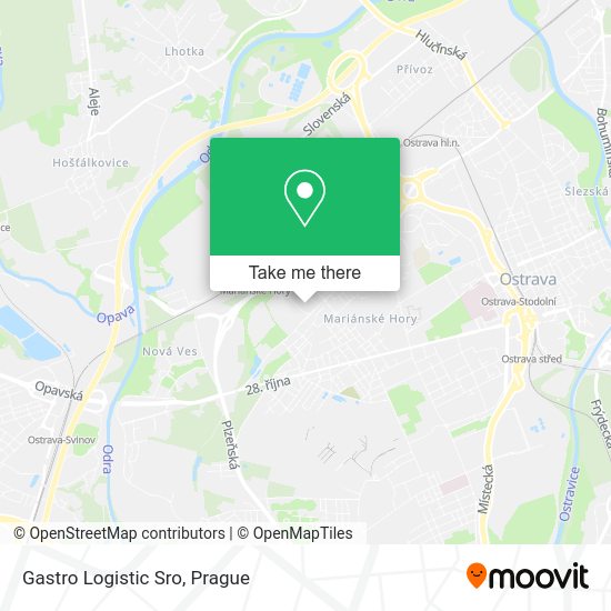 Карта Gastro Logistic Sro