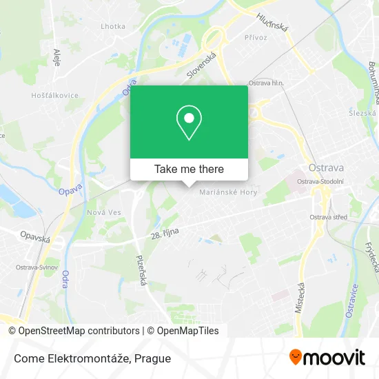 Карта Come Elektromontáže