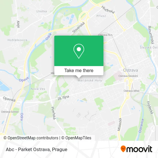 Карта Abc - Parket Ostrava