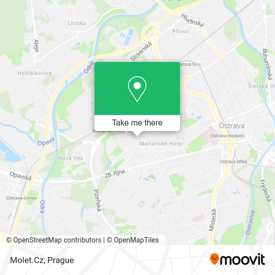 Карта Molet.Cz